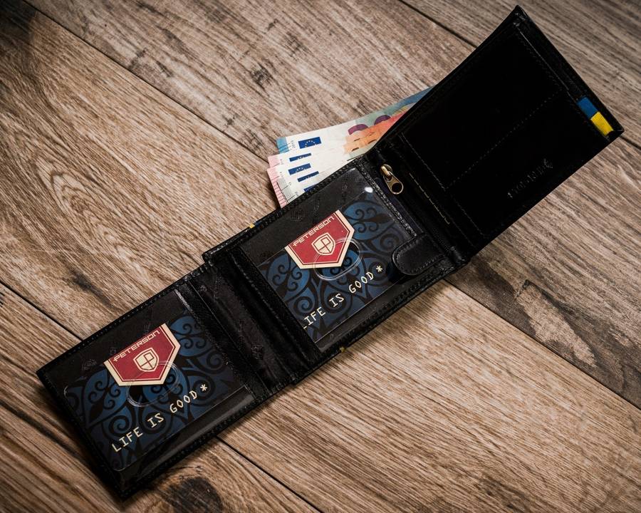 Кошелек мужской PETERSON PTN-304-P-UA-Black Кошелек мужской PETERSON PTN-304-P-UA-Black