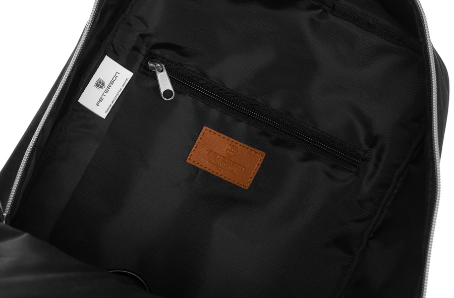 Дорожный рюкзак PETERSON PTN-BPP-08-BLACK с портом USB для зарядки Дорожный рюкзак PETERSON PTN-BPP-08-BLACK с портом USB для зарядки
