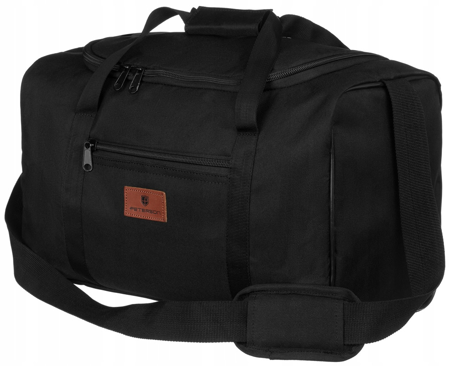 Дорожная сумка для ручной клади 40 x 20 x 25 PETERSON GBP-02-BLACK Дорожная сумка для ручной клади 40 x 20 x 25 PETERSON GBP-02-BLACK
