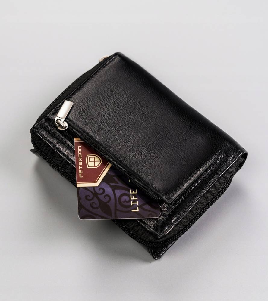 Гаманець жіночий PETERSON PTN-RD-29-GCL-Black Гаманець жіночий PETERSON PTN-RD-29-GCL-Black