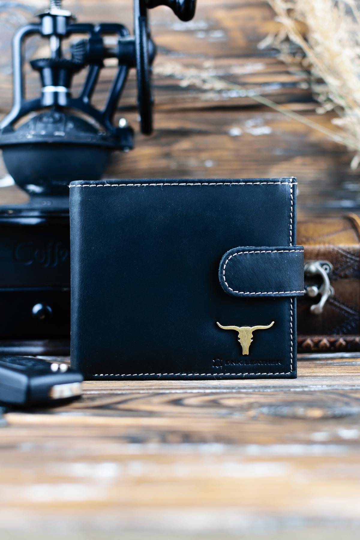 Гаманець чоловічий DNK Leather DNK-01L-BAW-BLACK Гаманець чоловічий DNK Leather DNK-01L-BAW-BLACK