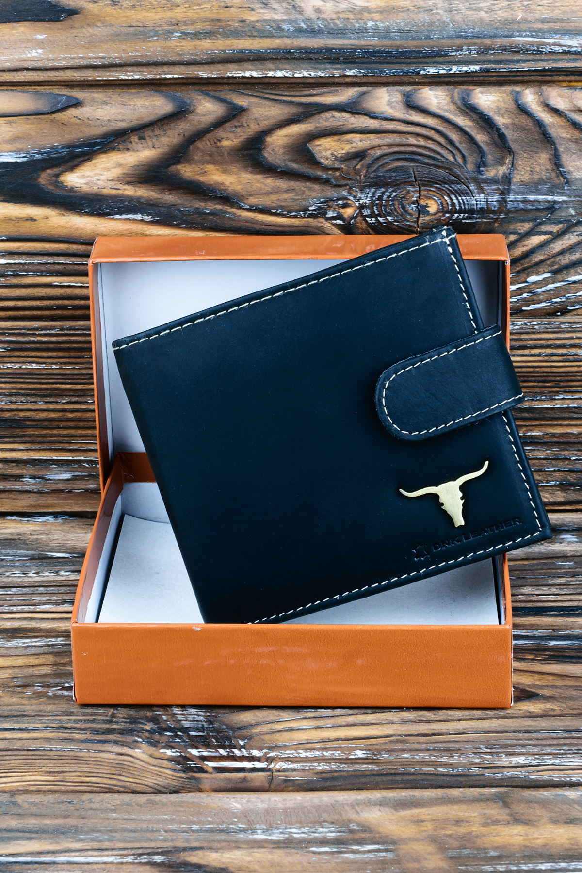 Гаманець чоловічий DNK Leather DNK-01L-BAW-BLACK Гаманець чоловічий DNK Leather DNK-01L-BAW-BLACK