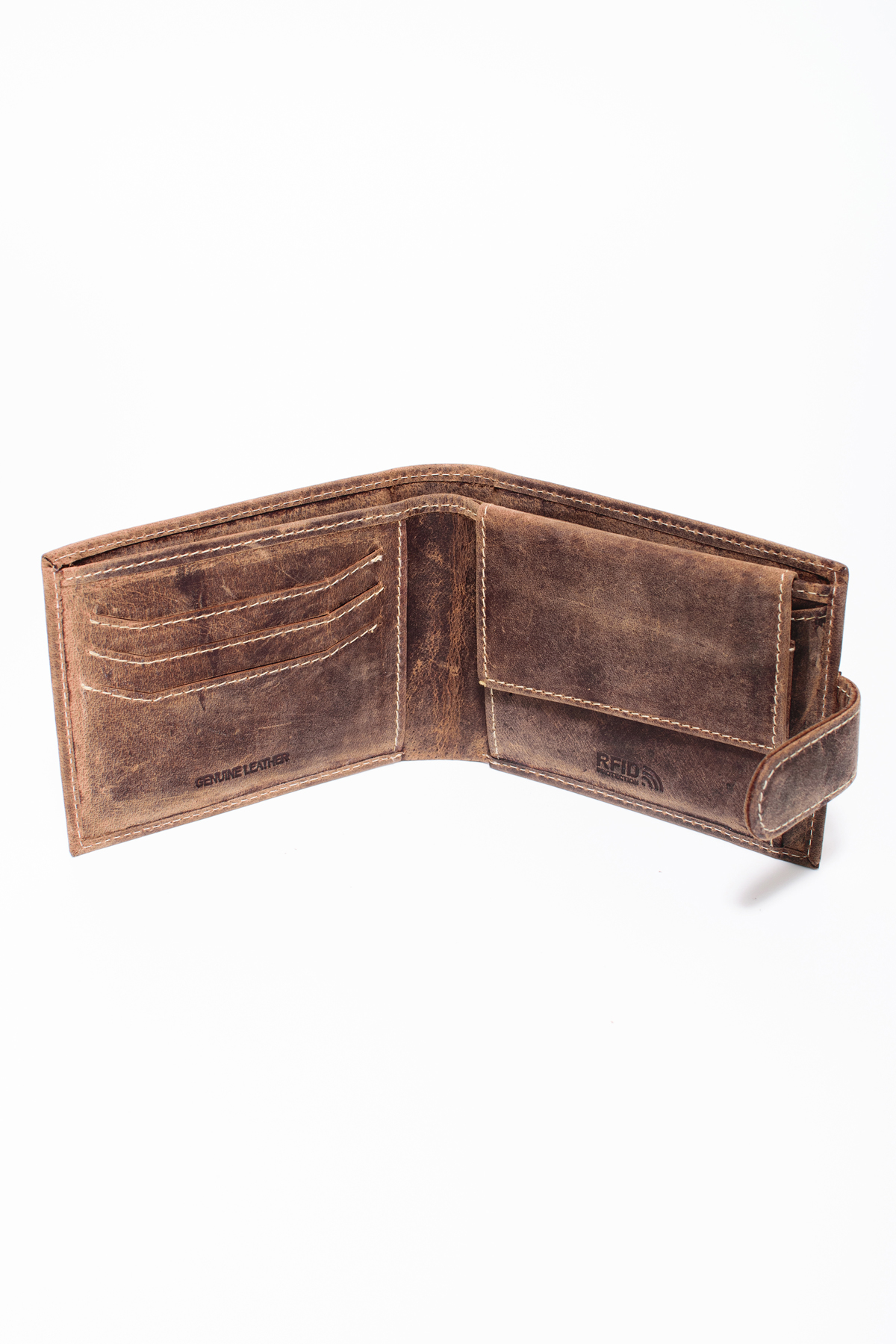 Гаманець чоловічий DNK Leather DNK-1189L-BAW-TAN Гаманець чоловічий DNK Leather DNK-1189L-BAW-TAN