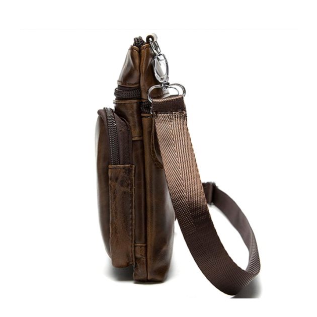 Сумка кожаная компактная DNK Leather dnk-14608 коричневая Сумка кожаная компактная DNK Leather dnk-14608 коричневая