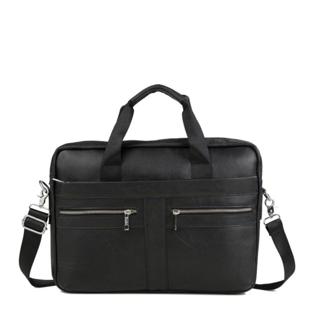 Сумка деловая кожаная DNK Leather dnk-14625 черная Сумка деловая кожаная DNK Leather dnk-14625 черная