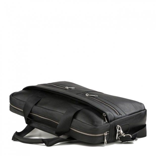 Сумка деловая кожаная DNK Leather dnk-14625 черная Сумка деловая кожаная DNK Leather dnk-14625 черная