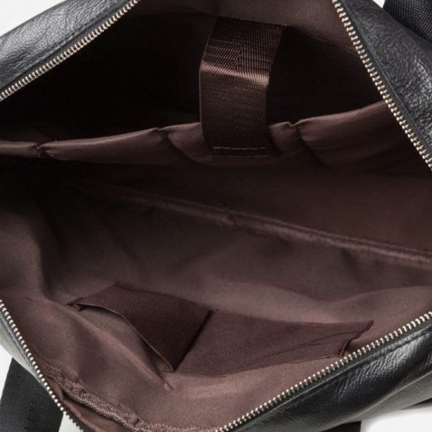 Сумка деловая кожаная DNK Leather dnk-14625 черная Сумка деловая кожаная DNK Leather dnk-14625 черная