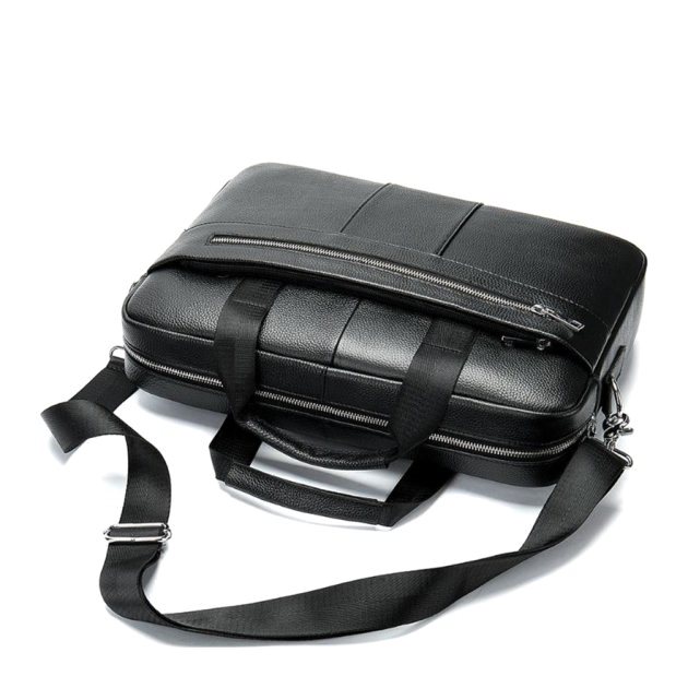 Сумка деловая кожаная DNK Leather dnk-14794 черная Сумка деловая кожаная DNK Leather dnk-14794 черная
