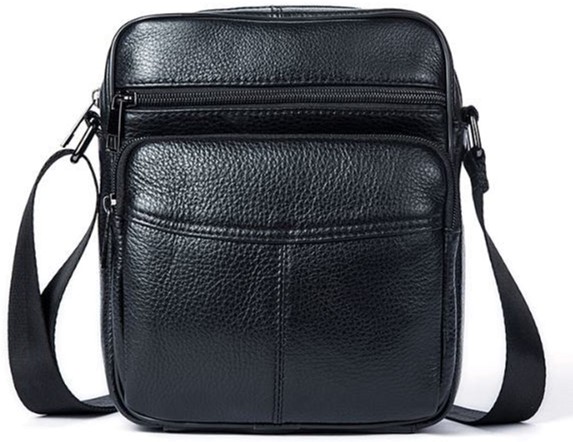 Сумка кожаная DNK Leather dnk-14909 черная