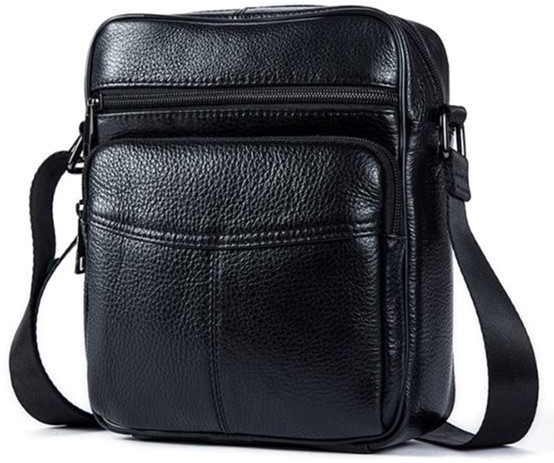 Сумка кожаная DNK Leather dnk-14909 черная Сумка кожаная DNK Leather dnk-14909 черная