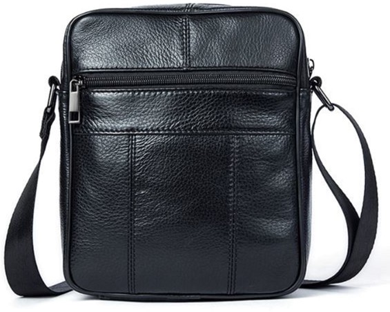 Сумка кожаная DNK Leather dnk-14909 черная Сумка кожаная DNK Leather dnk-14909 черная
