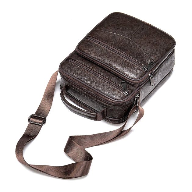 Сумка кожаная DNK Leather dnk-14991 коричневая Сумка кожаная DNK Leather dnk-14991 коричневая