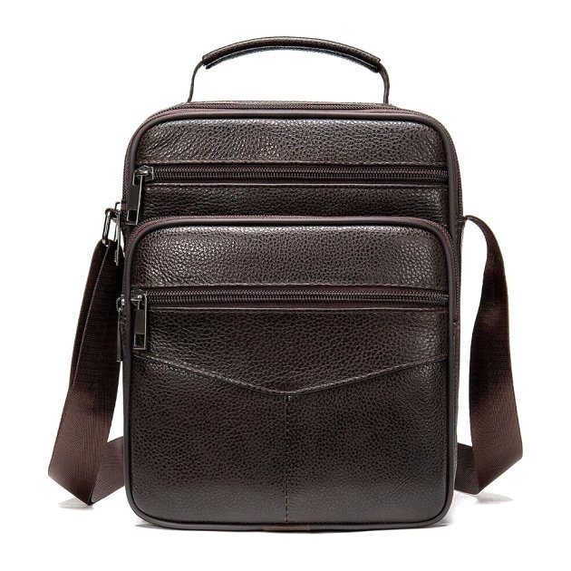 Сумка кожаная DNK Leather dnk-14991 коричневая Сумка кожаная DNK Leather dnk-14991 коричневая