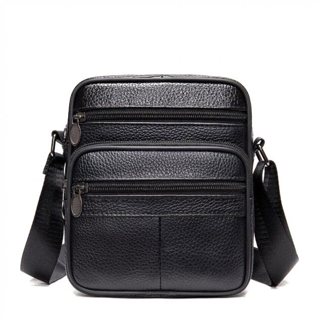 Сумка кожаная DNK Leather dnk-14992 черная