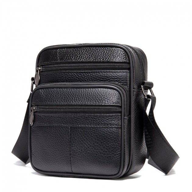 Сумка кожаная DNK Leather dnk-14992 черная Сумка кожаная DNK Leather dnk-14992 черная