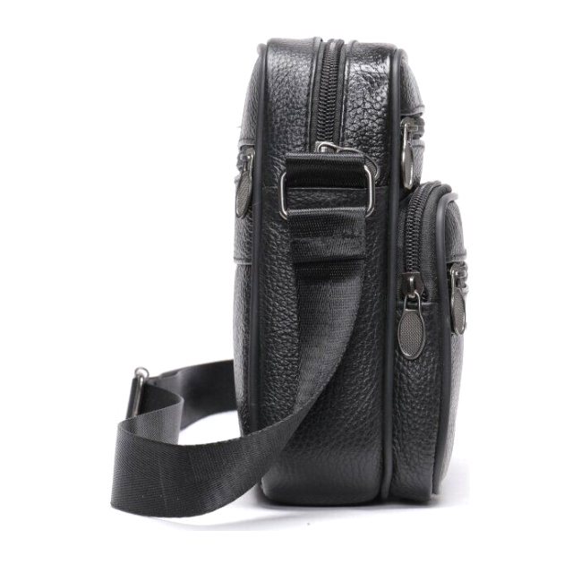Сумка кожаная DNK Leather dnk-14992 черная Сумка кожаная DNK Leather dnk-14992 черная