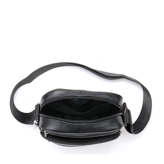 Сумка кожаная DNK Leather dnk-14992 черная Сумка кожаная DNK Leather dnk-14992 черная