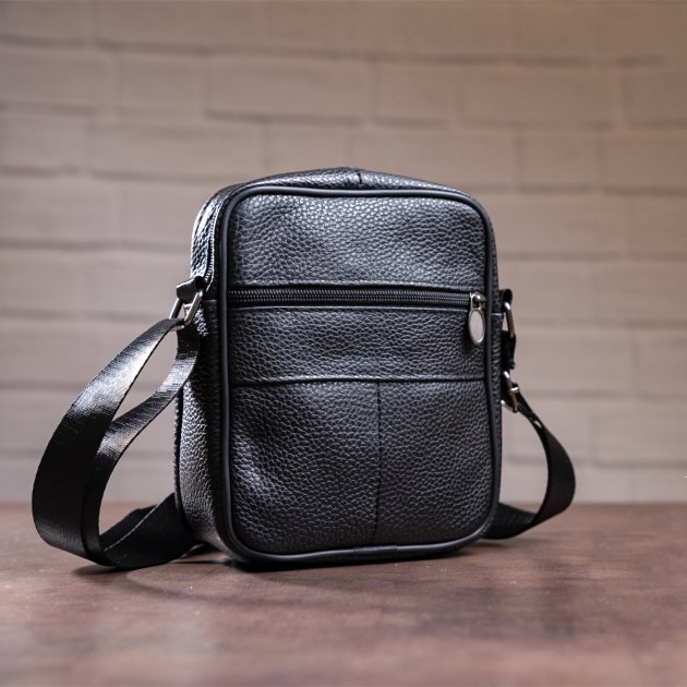 Сумка кожаная DNK Leather dnk-14992 черная Сумка кожаная DNK Leather dnk-14992 черная