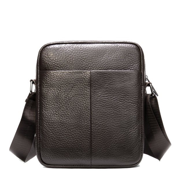 Сумка кожаная DNK Leather dnk-14993 коричневая