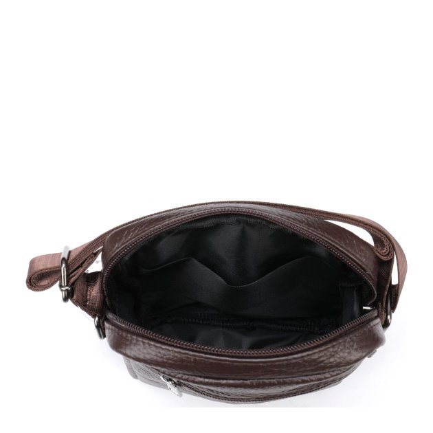 Сумка кожаная DNK Leather dnk-14993 коричневая Сумка кожаная DNK Leather dnk-14993 коричневая