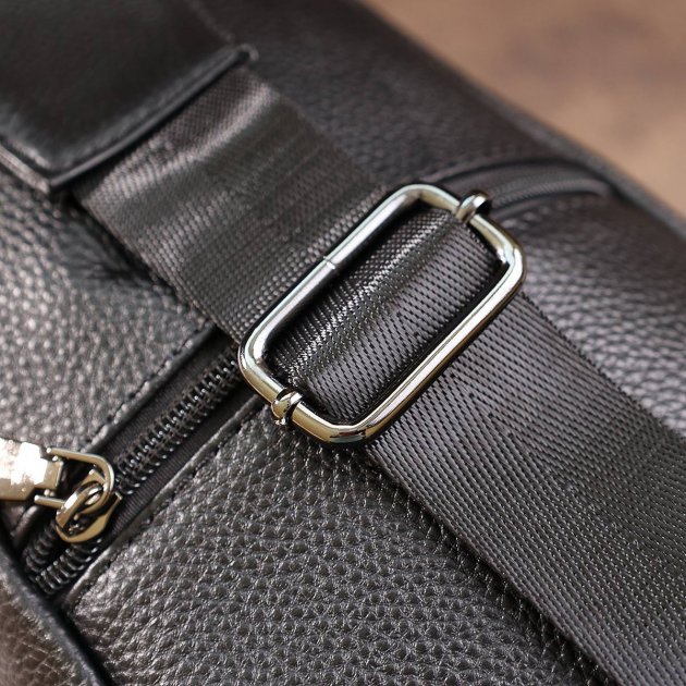 Сумка-слинг кожаная DNK Leather dnk-20202 черная Сумка-слинг кожаная DNK Leather dnk-20202 черная