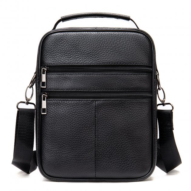 Сумка кожаная DNK Leather dnk-20347 черная Сумка кожаная DNK Leather dnk-20347 черная