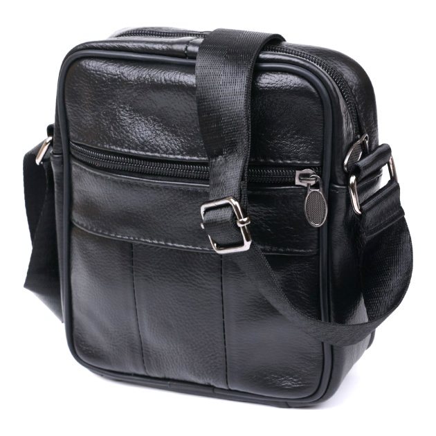 Сумка кожаная DNK Leather dnk-20370 черная Сумка кожаная DNK Leather dnk-20370 черная