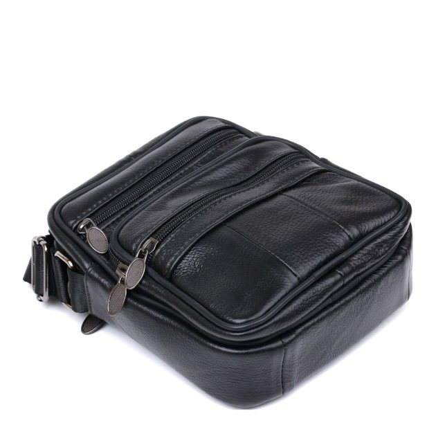 Сумка кожаная DNK Leather dnk-20370 черная Сумка кожаная DNK Leather dnk-20370 черная