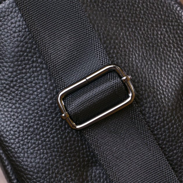 Сумка-слинг кожаная DNK Leather dnk-20672 черная Сумка-слинг кожаная DNK Leather dnk-20672 черная