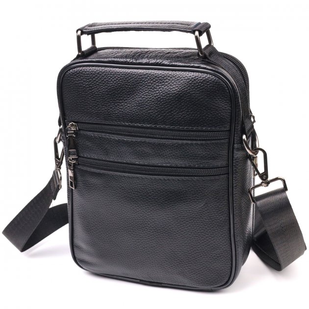 Сумка кожаная DNK Leather dnk-21271 черная Сумка кожаная DNK Leather dnk-21271 черная