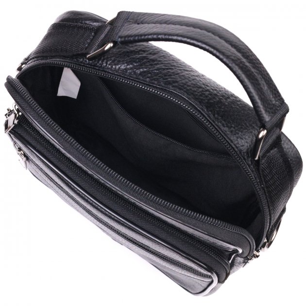 Сумка кожаная DNK Leather dnk-21271 черная Сумка кожаная DNK Leather dnk-21271 черная