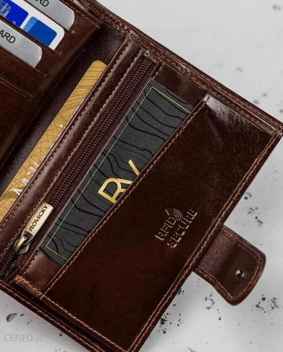 Кошелек мужской Rovicky N74L-RVT-BROWN Кошелек мужской Rovicky N74L-RVT-BROWN