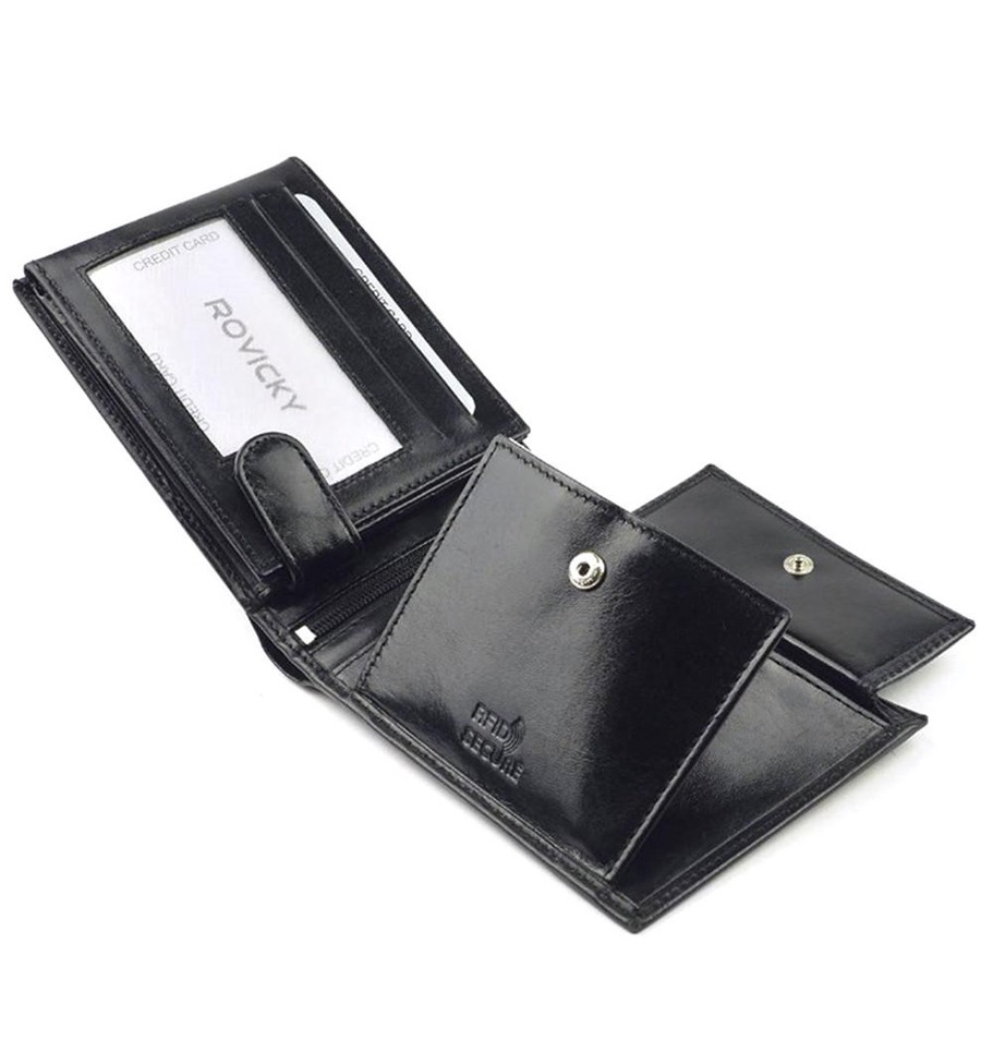 Кошелек мужской Rovicky N992-RVT-BLACK Кошелек мужской Rovicky N992-RVT-BLACK