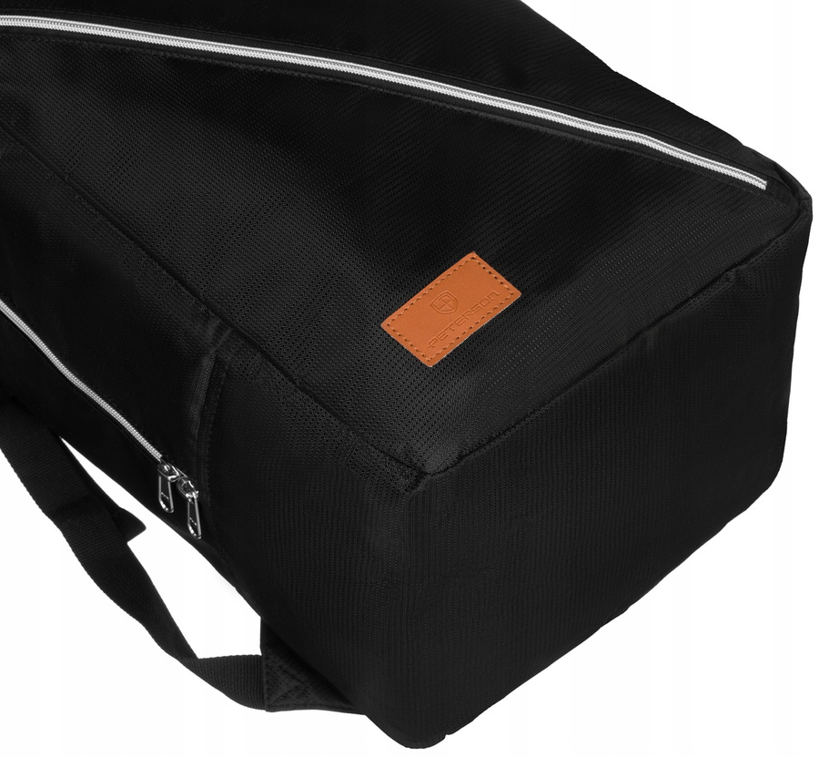 Дорожній рюкзак для ручної поклажі 40 x 20 x 25 PETERSON PTN-BPP-08-BLACK-SILVER Дорожній рюкзак для ручної поклажі 40 x 20 x 25 PETERSON PTN-BPP-08-BLACK-SILVER