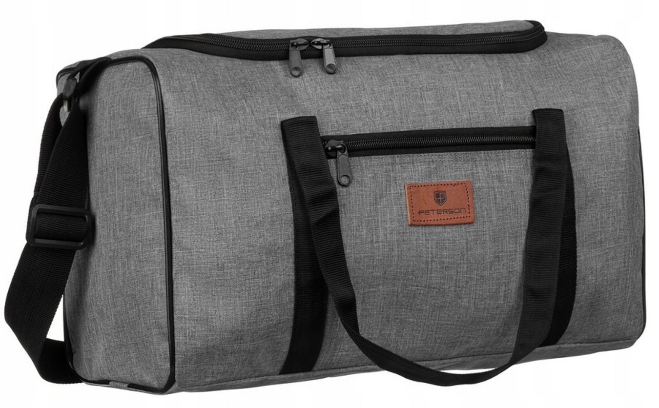 Дорожная сумка для ручной клади 40 x 20 x 25 PETERSON GBP-02-GREY