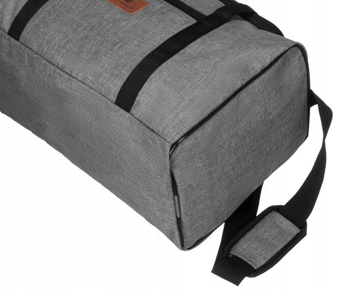 Дорожная сумка для ручной клади 40 x 20 x 25 PETERSON GBP-02-GREY Дорожная сумка для ручной клади 40 x 20 x 25 PETERSON GBP-02-GREY