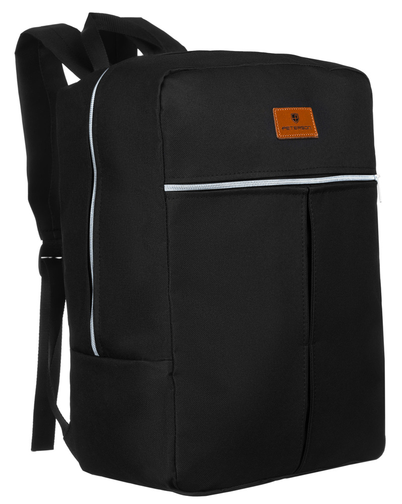 Дорожній рюкзак для ручної поклажі 40 x 20 x 25 PETERSON PTN-GBP-10-BLACK-SILVER