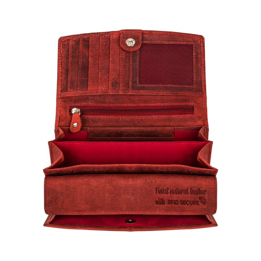 Кошелек женский Paolo Peruzzi T-01-RD Кошелек женский Paolo Peruzzi T-01-RD