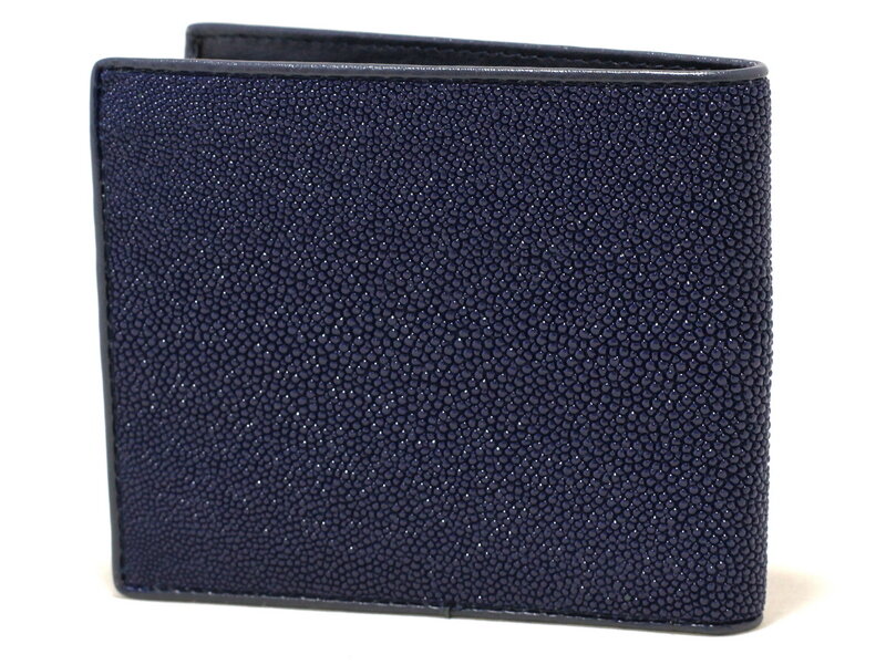 Портмоне из кожи ската CKM-4650-blue Портмоне из кожи ската CKM-4650-blue