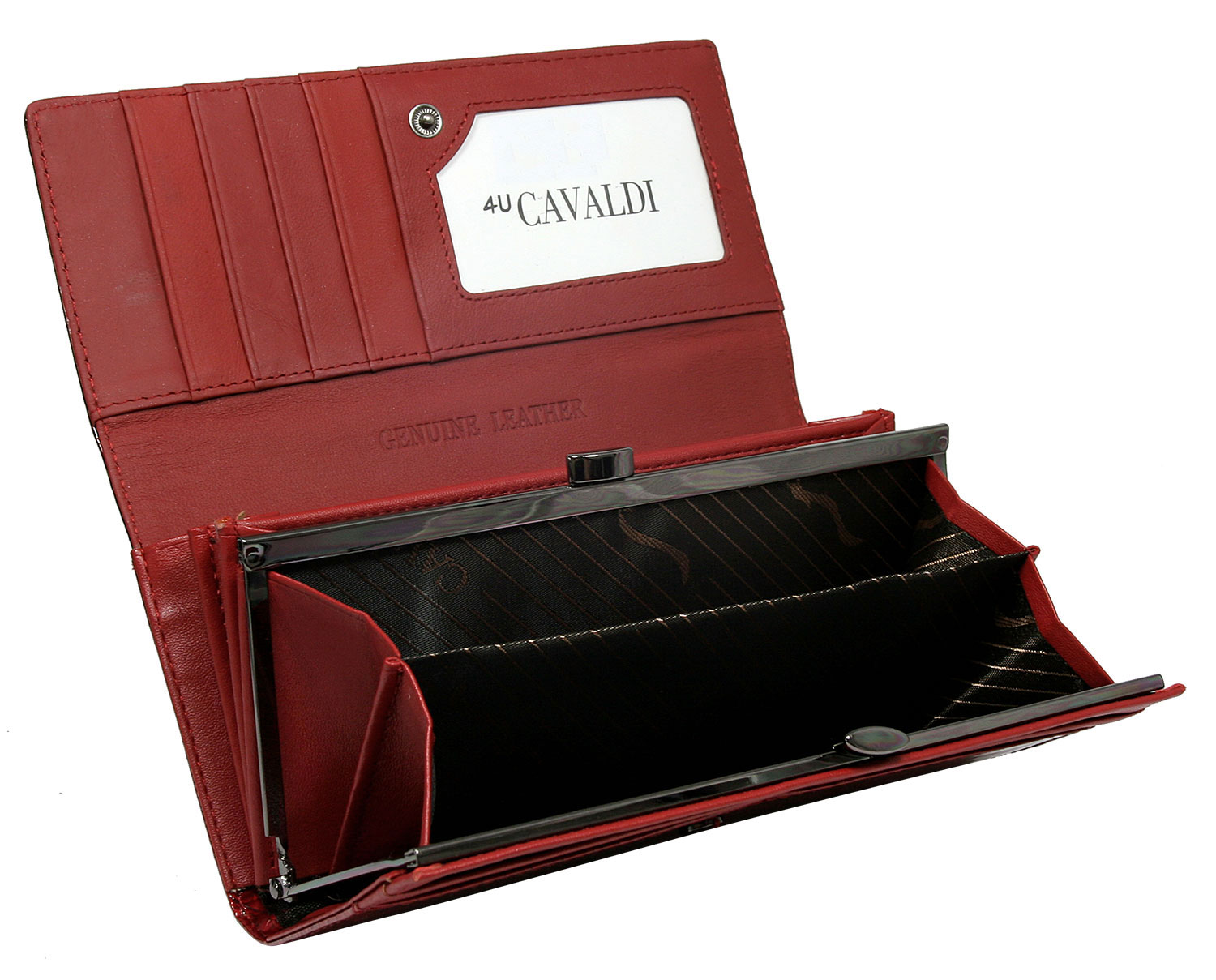 Кошелек женский Cavaldi H24-3-RS9-RED Кошелек женский Cavaldi H24-3-RS9-RED
