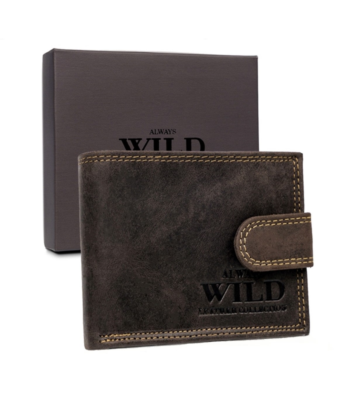Кошелек мужской Always Wild N0035L-P-CHM-BROWN