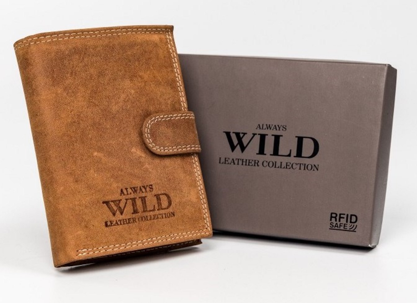 Кошелек мужской Always Wild N4L-P-CHM-COGNAC