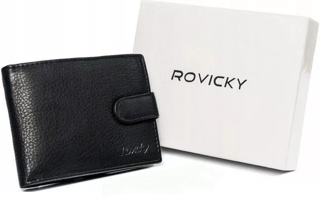 Кошелек мужской Rovicky N8824L-PZ-CCR-BLACK