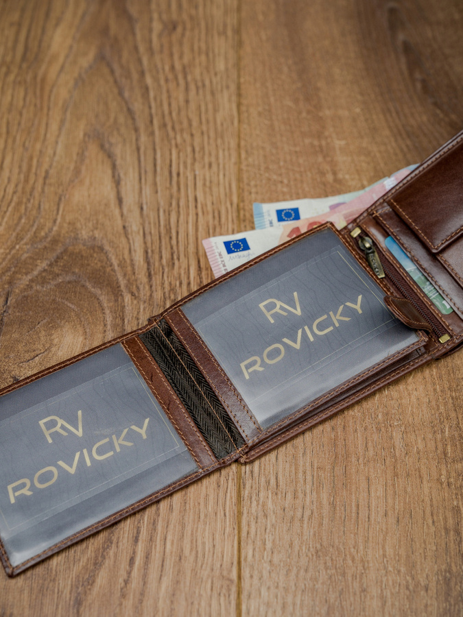 Кошелек мужской Rovicky N992-RVT-BROWN Кошелек мужской Rovicky N992-RVT-BROWN