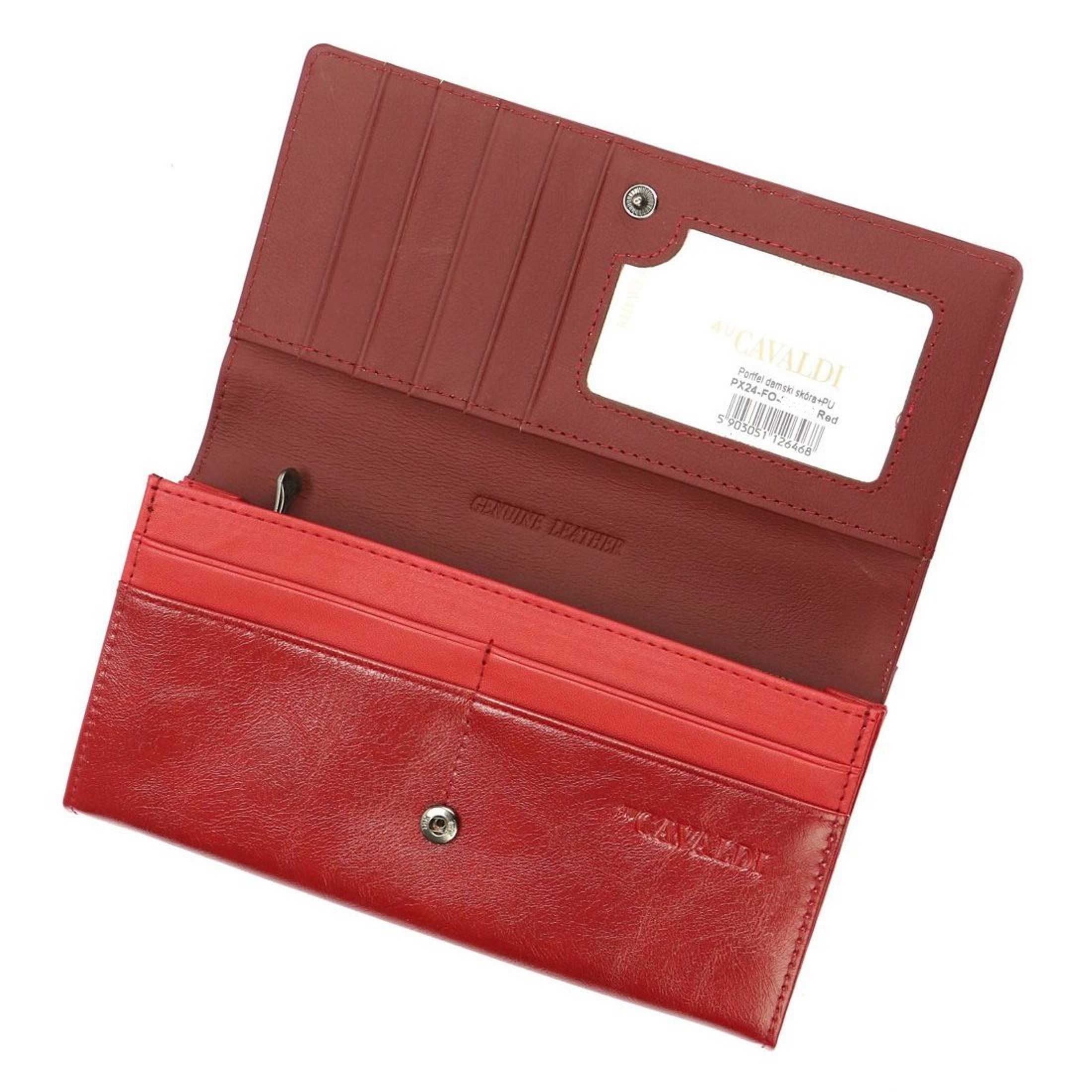 Кошелек женский Cavaldi PX24-FO-20-RED Кошелек женский Cavaldi PX24-FO-20-RED