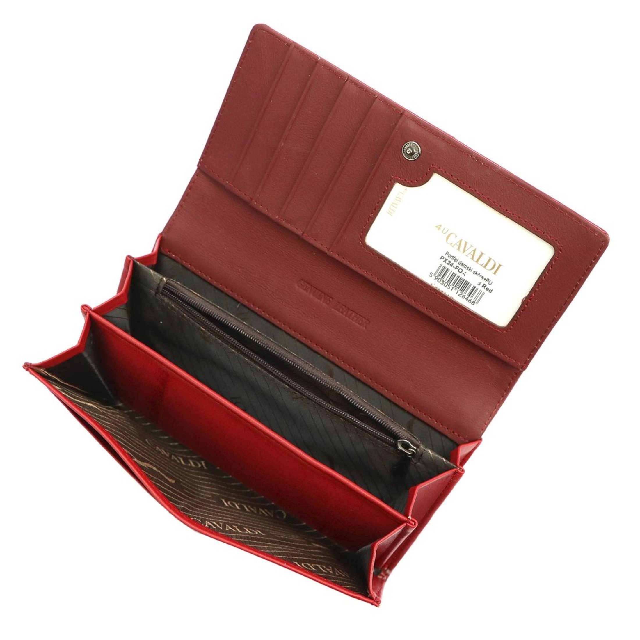 Кошелек женский Cavaldi PX24-FO-20-RED Кошелек женский Cavaldi PX24-FO-20-RED
