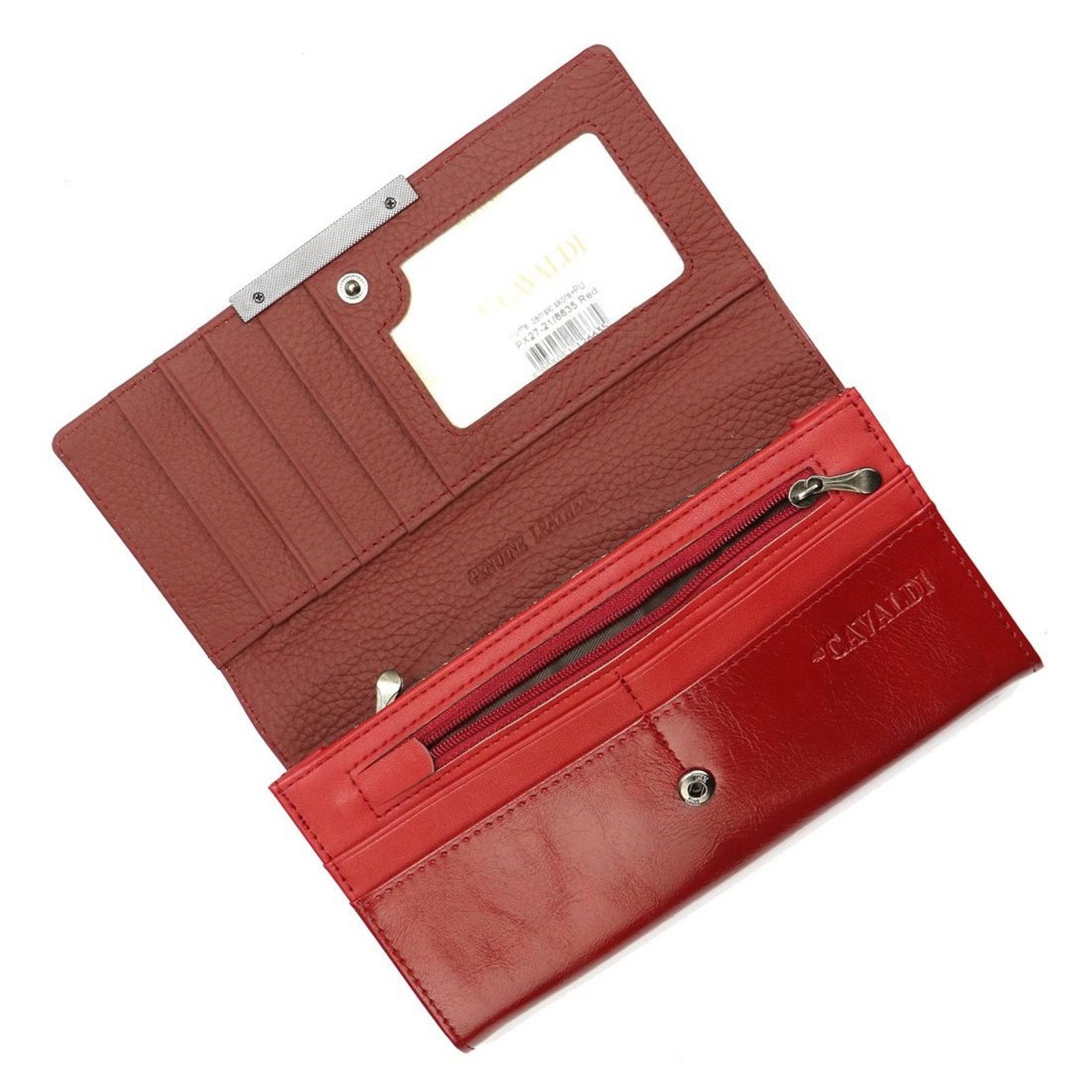 Кошелек женский Cavaldi PX27-21-RED Кошелек женский Cavaldi PX27-21-RED