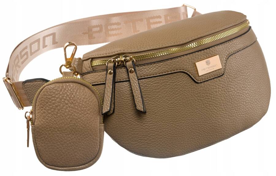 Сумка на пояс жіноча PETERSON PTN-NER-ALE-7-6336-D.Biege