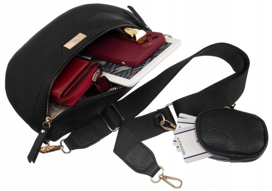 Сумка на пояс жіноча Rovicky R-NER-8-2915-Black Сумка на пояс жіноча Rovicky R-NER-8-2915-Black