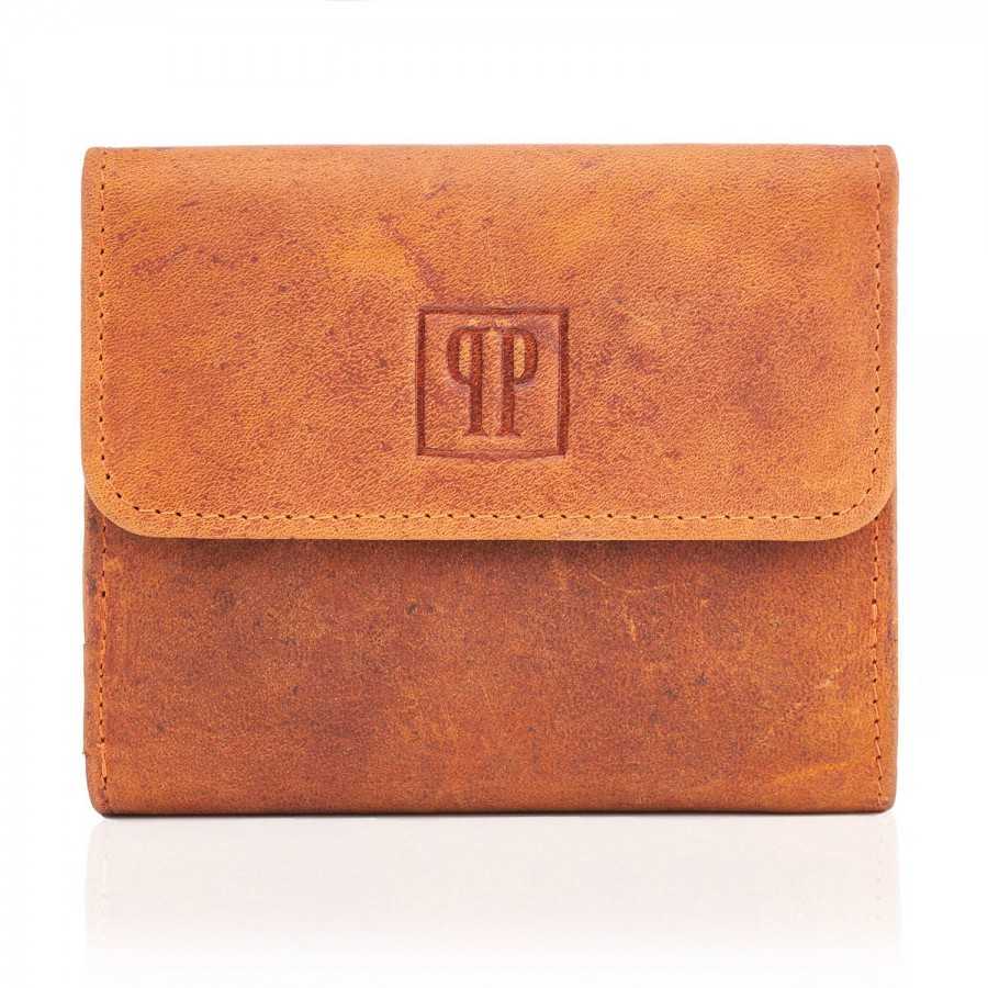 Жіночий шкіряний гаманець Paolo Peruzzi T-11-OR Жіночий шкіряний гаманець Paolo Peruzzi T-11-OR